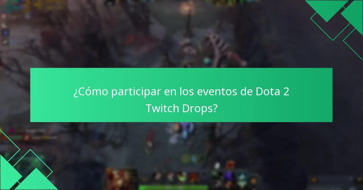 ¿Qué contenido exclusivo se puede ganar a través de los Dota 2 Twitch Drops?